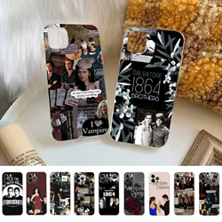 Funda de teléfono The Vampire Diaries para iPhone 14, 11, 12, 13, Mini Pro, XS Max, 6, 7, 8 Plus, X, XR, SE, 2020