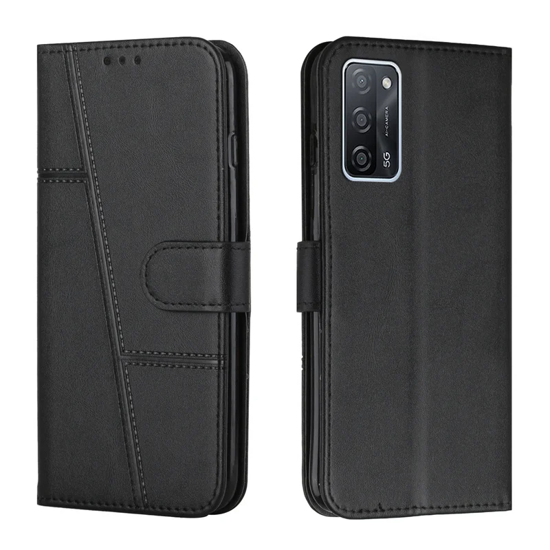 Funda OPPO A16 con ranura para tarjetas, funda de teléfono tipo billetera para Fundas OPPO A16 CPH2269, Fundas OPPO A 16 A16s A16 S, funda con tapa de cuero - imagen 3