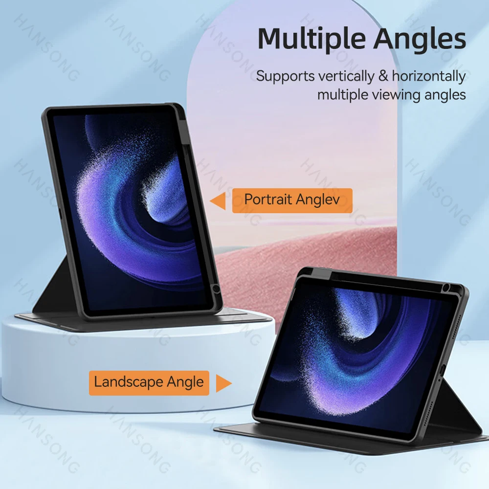 Funda para Xiaomi Mi Pad 6, carcasa con rotación de 360 °, 11 pulgadas, para Mi Pad 5 y 5 Pro - imagen 2