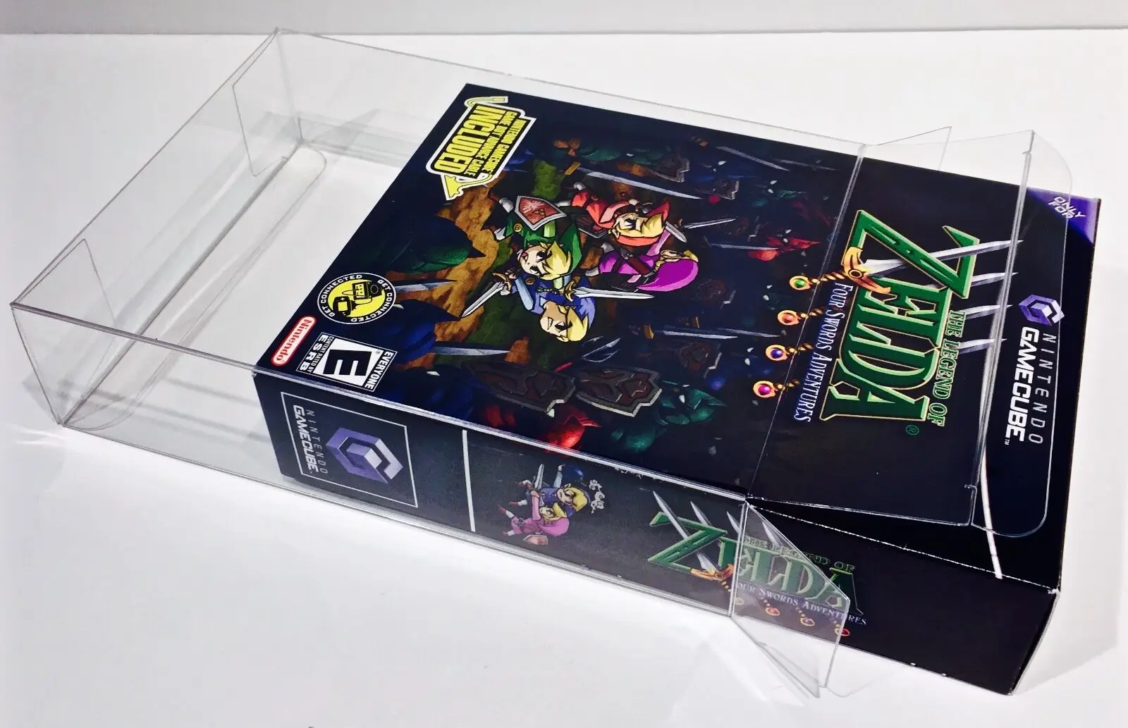 Protector de caja para ZELDA, cuatro espadas, NTSC, solo Estuche de exhibición de Nintendo Gamecube - imagen 2