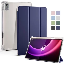 Funda Lenovo Tab P11 2ª Gen de PU con Portalápices y Soporte