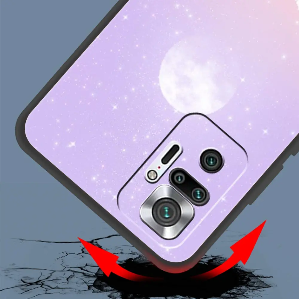 Funda de teléfono minimalista de dibujos animados Sun Moon para Xiaomi Redmi Note 14 13 12 5G 9S 9 10 11 Pro Plus 9T 14C 13C 12C 10C 9C 9A - imagen 5