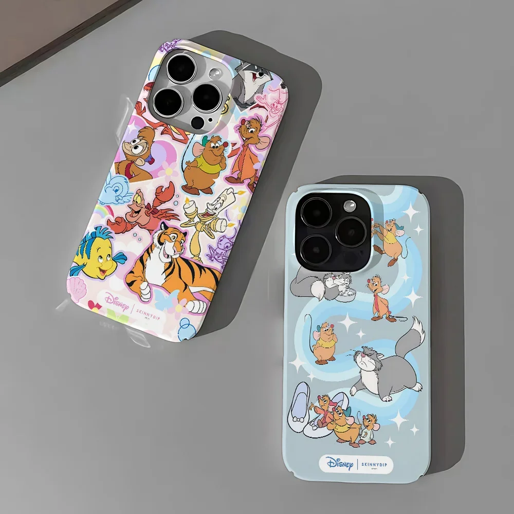 Funda de teléfono Disney Winnie Family para iPhone 16 15 14 13 12 11 Pro Max XS XR XSMax 6 7 8 Plus cubierta dura HD brillante para PC - imagen 5
