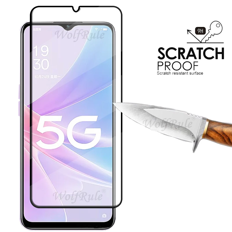 4 en 1 para OPPO A78 5G vidrio para OPPO A78 5G vidrio templado 9H HD Protector de pantalla de protección completa OPPO A 78 A78 5G lente de vidrio - imagen 3