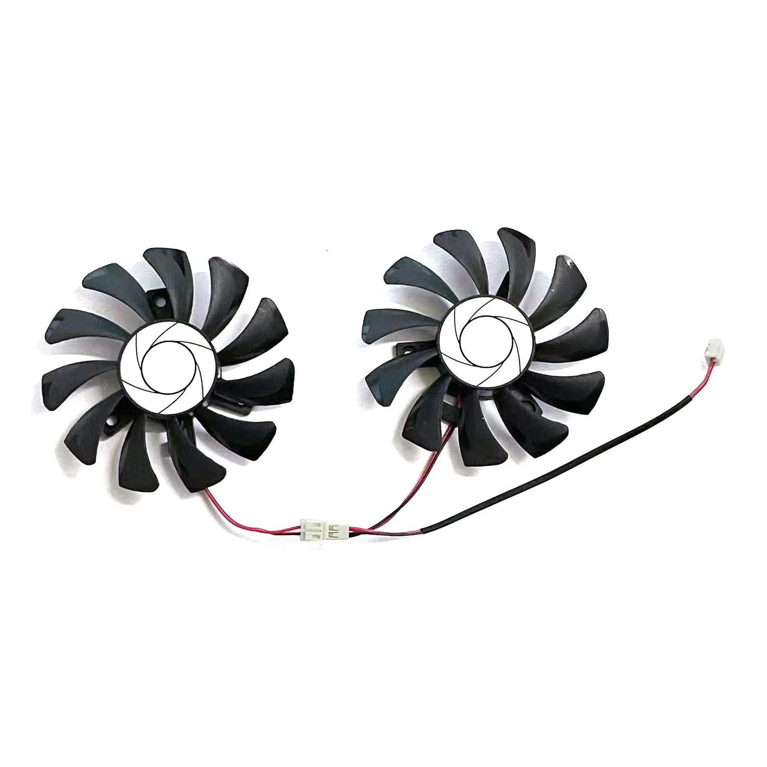 75MM HA8010H12F-Z GTX1050 GPU ventilador de refrigeración reemplazo para MSI GTX 1050 2GT OC 1050Ti 4GT ventiladores de refrigeración de tarjeta de vídeo gráfica 2 pines - imagen 4