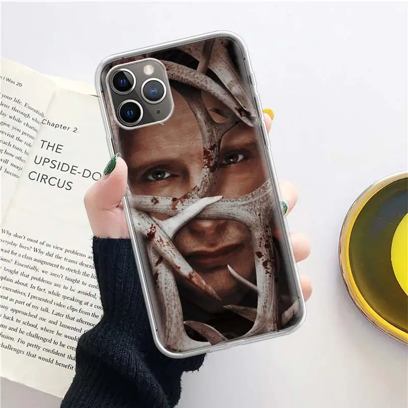 Hannibal Movie-funda de silicona para teléfono móvil, carcasa con llamadas para Apple iPhone 11, 13, 14 Pro Max, 15 + 12 Mini, 7 Plus, X, XR, XS, SE - imagen 5