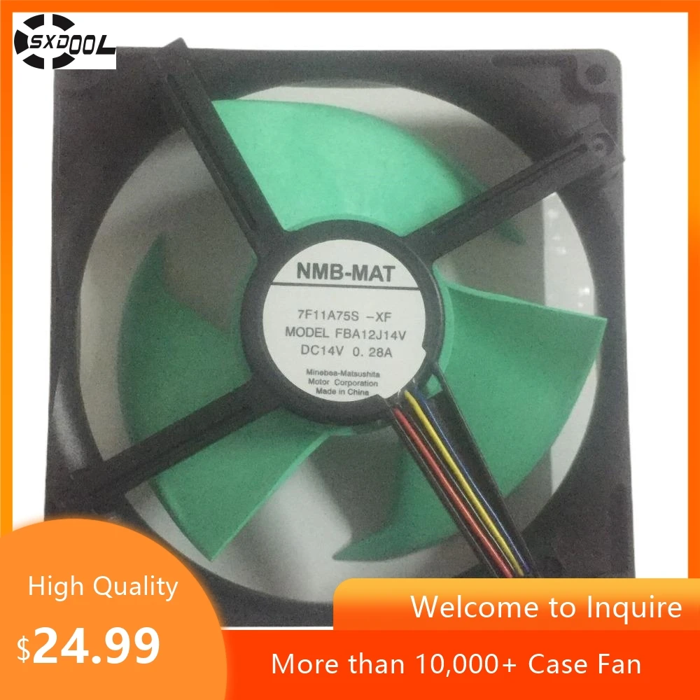 Ventilador de refrigerador para NMB-MAT FBA12J14V 14V0.28A Ventilador de refrigeración