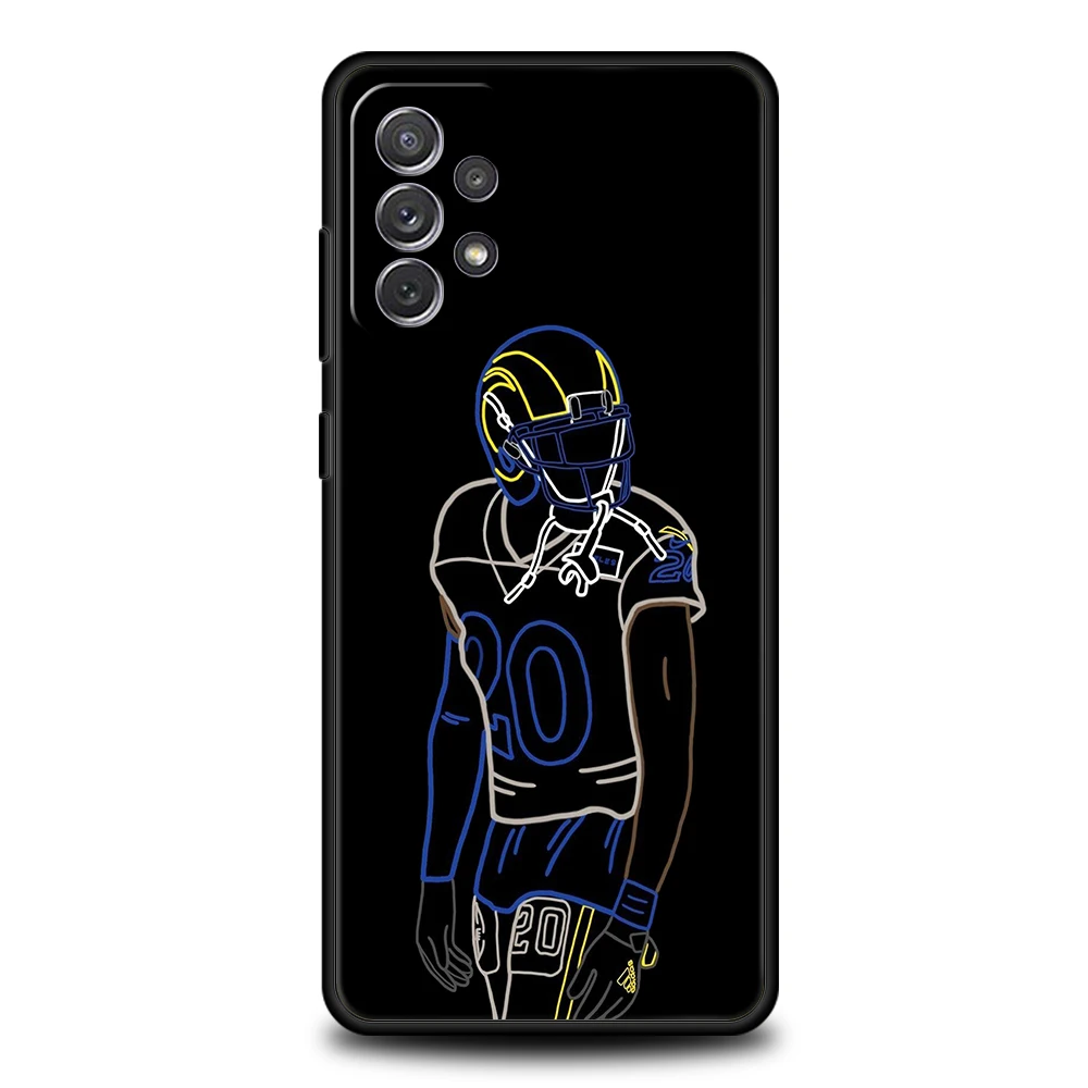 Funda para Samsung A15 A13 A35 A55 A51 A71 A41 A31 A03S A05 A17 A23 A25 A33 A53 A73 5G A07 4G, funda deportiva para reproductor de Rugby americano - imagen 4