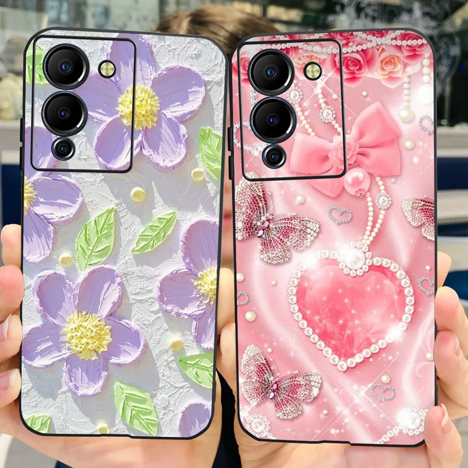 Funda de teléfono a prueba de golpes para Infinix Note 12, G96, X670, nueva moda pintada, bolsas suaves - imagen 4