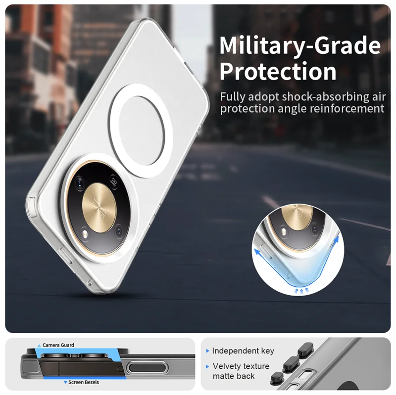 Para Honor Magic8 Lite Funda Honor Magic 8 Lite Funda magnética mate duradera Fundas protectoras para teléfono en Honor X9d X70 Funda - imagen 2