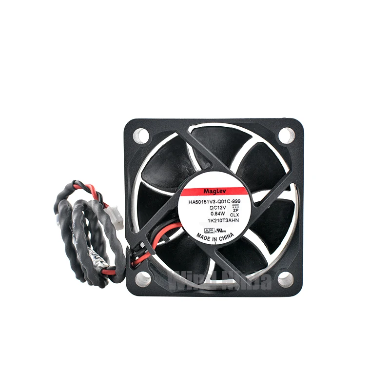 Ventilador de refrigeración silencioso 5cm 50mm Mini Micro bajo ruido DC12V 0,84 W fuente de alimentación HA50151V3-Q01C-999 para Host 50x50x15mm