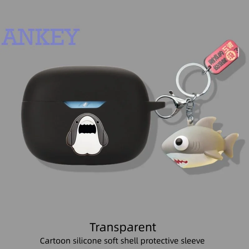 Funda de silicona para auriculares JBL Tune 230NC / T130 / Wave200 TWS T230 Shark Cover 130 230 NC, carcasa protectora suave para auriculares