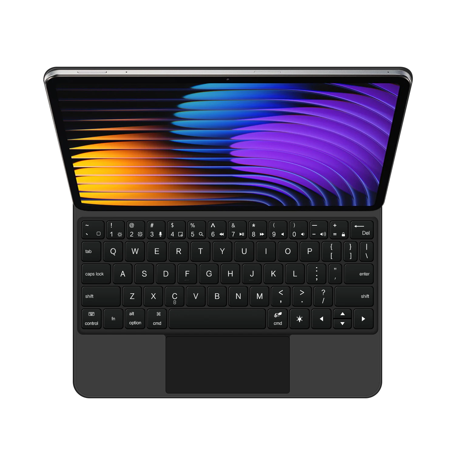 Funda con teclado mágico para Xiaomi Pad 7 2024 Mi Pad 7 Pro, funda inteligente para tableta de 11,2 pulgadas para Xiaomi Pad 8, funda para teclado español alemán - imagen 3