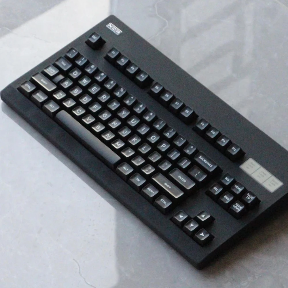 Funda negra para teclado NCR80, Kit de soldadura o intercambio en caliente, Ansi, IOS, 87 teclas, diseño QMK, compatible con VIAL, Kit EC opcional - imagen 5