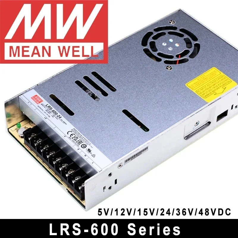 Mean Well RS-15 RS-25 LRS-35 50 75 100 150 200 350 450 600W 5V 12V 15V 24V 36V 48V Fuente de alimentación conmutada de salida única LRS-350W - imagen 5