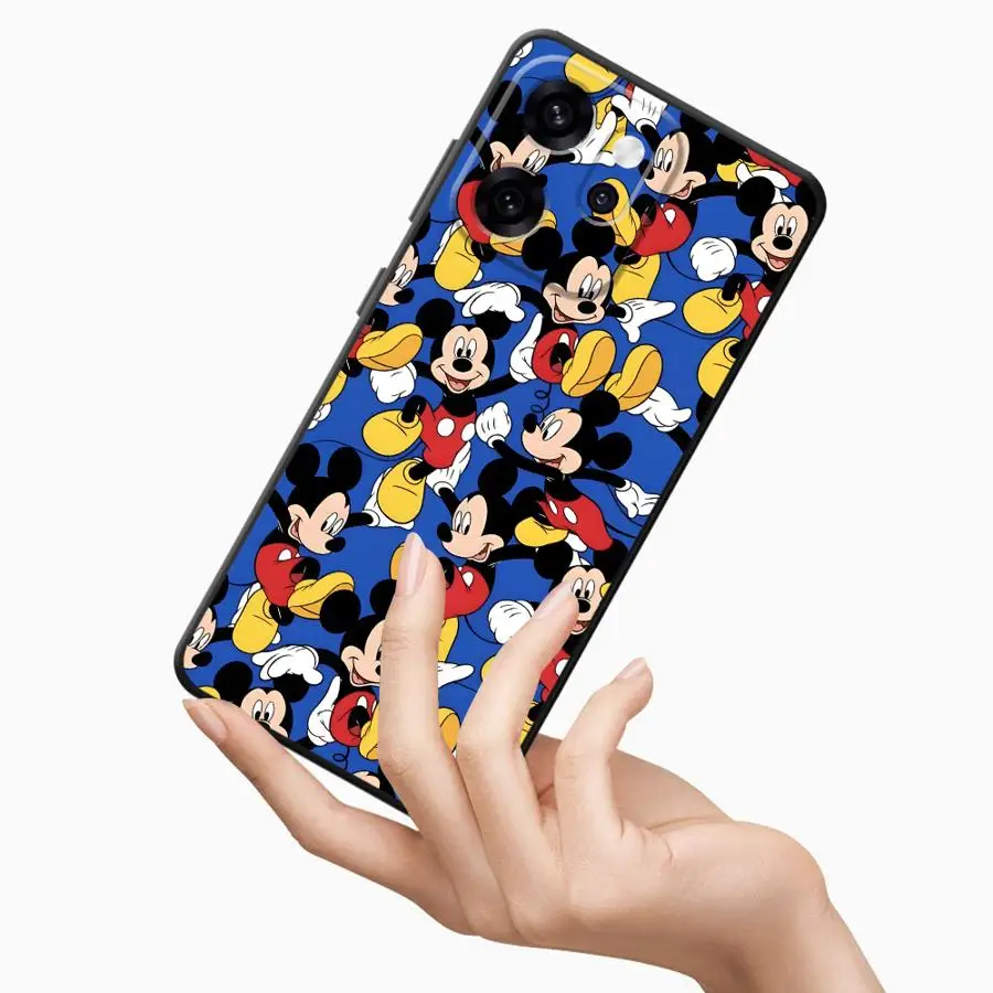 Funda trasera suave para teléfono Oppo Reno A93 A98 A76 A74 Reno 4F 5 6 7 8 10 11 14 A83 A78 A84 A96 F9 F11 F29 Disney lindo Mickey - imagen 4
