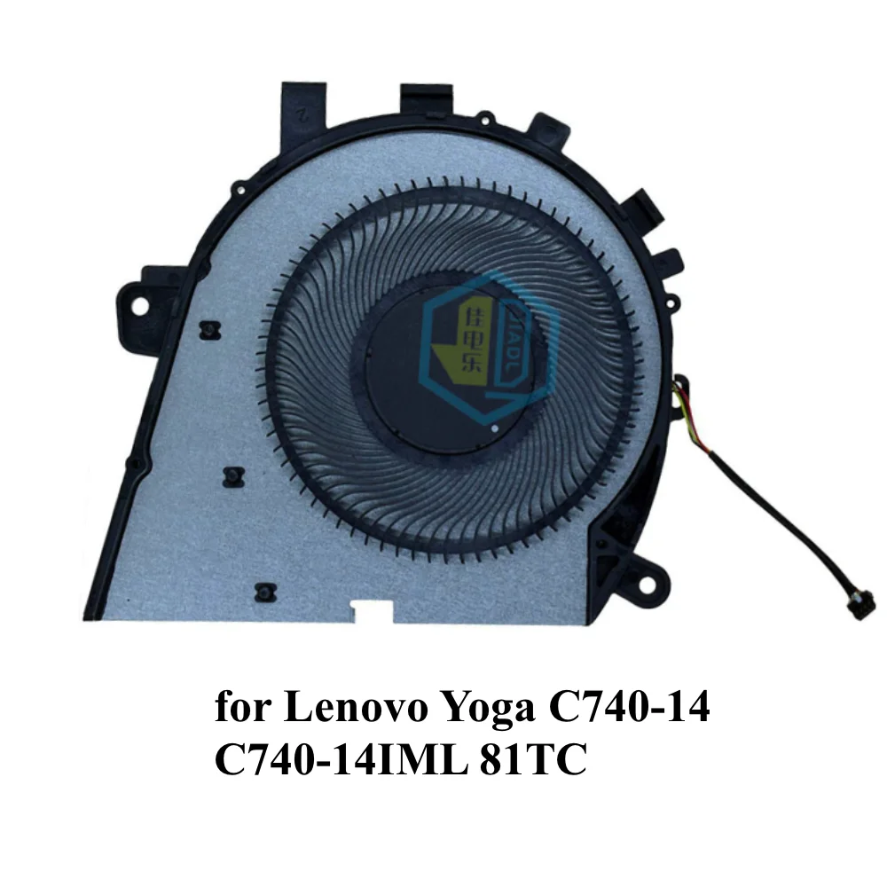 Ventilador de refrigeración para ordenador portátil de 14 pulgadas para Lenovo Yoga C740 81TC Series C740-14IML ventilador enfriador de CPU radiador AT1FG001VV0 DFS 2001054 A0T FLMT - imagen 4