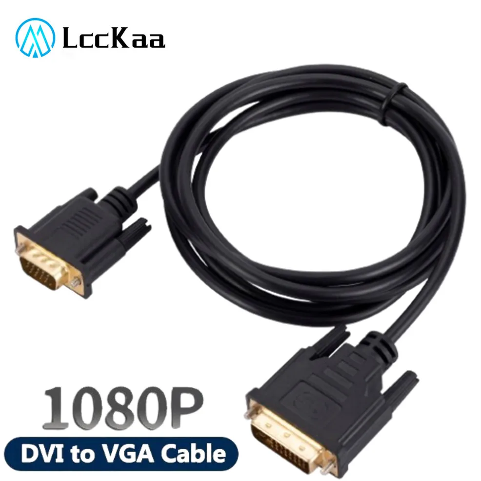 Cable DVI a VGA 1080p para PC y proyector - imagen 2