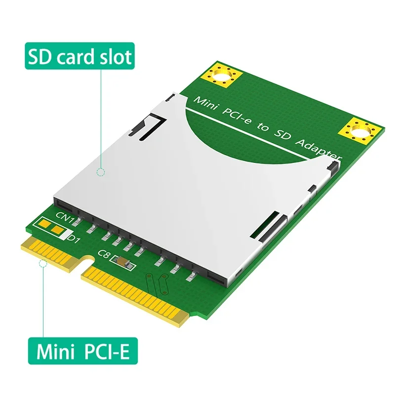 Adaptador Mini PCIE a SD Mini PCI Express a lector de memoria SD convertir tarjeta compatible con tarjeta SD hasta 32Gb compatible con tarjeta SDXC de hasta 2TB - imagen 3
