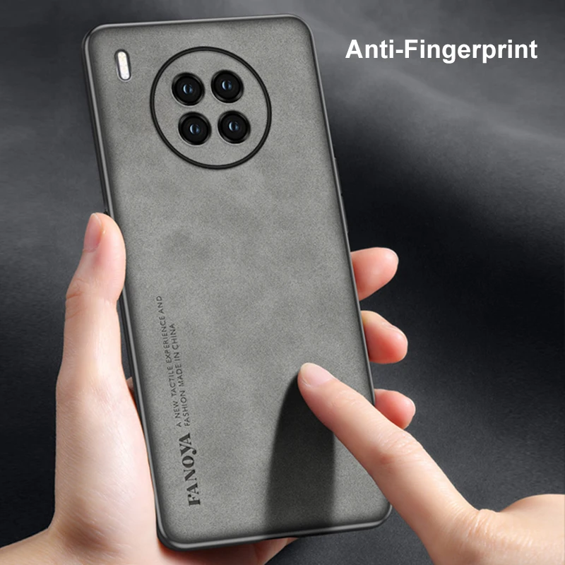 Funda de cuero de lujo para Huawei Nova 8i 8 i 9 SE 10 Pro, funda trasera protectora de silicona para teléfono Honor 50 Lite 50 Pro Coque - imagen 5