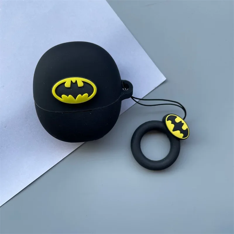 Funda blanda de silicona de dibujos animados DIY para QCY MeloBuds Pro, funda protectora para auriculares Bluetooth inalámbricos verdaderos con llavero - imagen 2