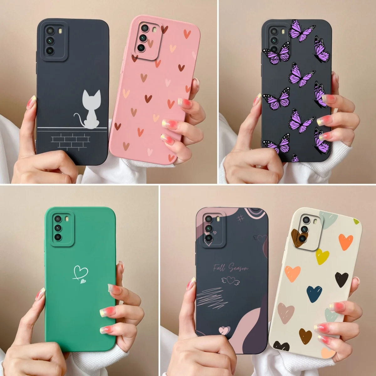 Para Xiaomi Poco M3 Pro Funda de teléfono Love Heart suave silicona líquida protección de cámara contraportada para Poco M 3 M3Pro Funda parachoques