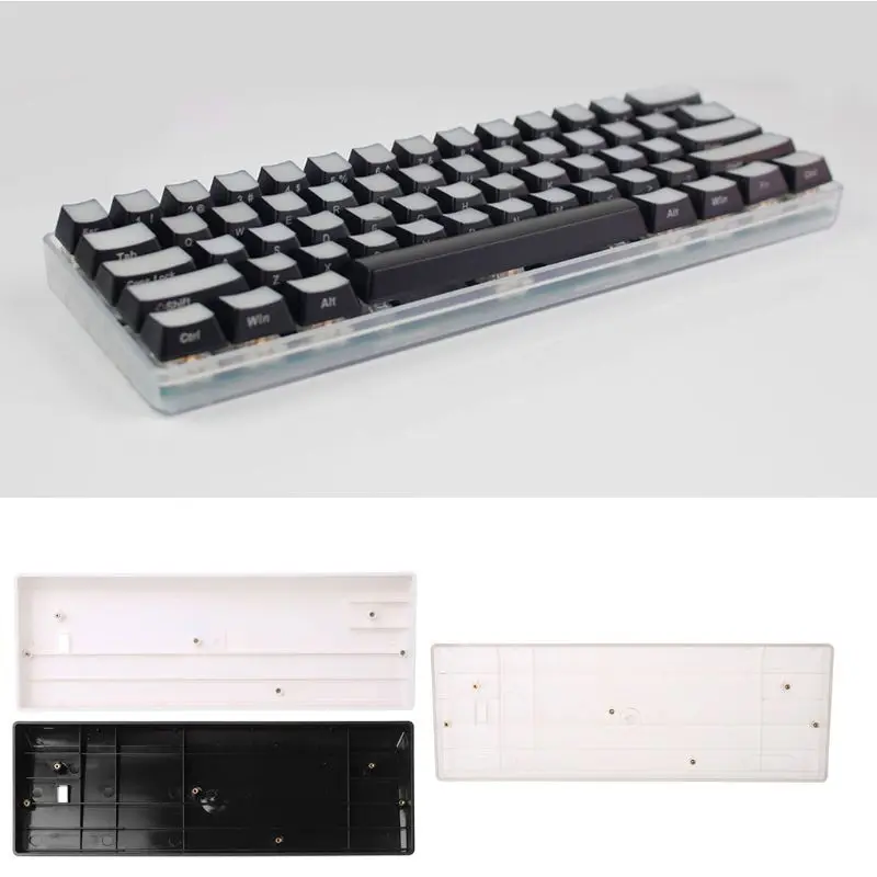 Base de teclado compacta GH60 2022, funda de plástico con Marco, 60% - imagen 4