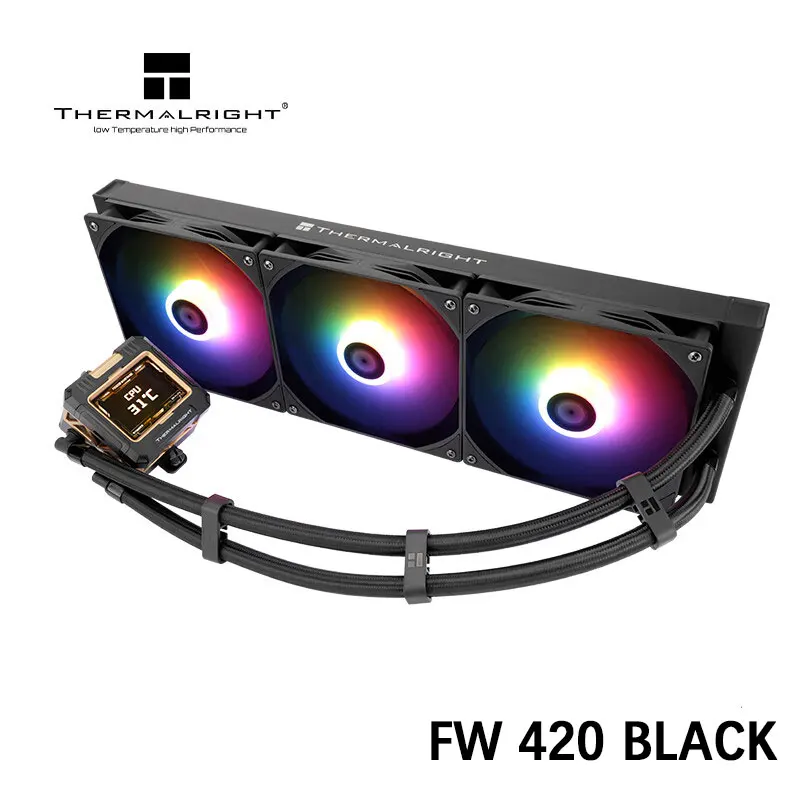 Thermalright FW 420 todo en uno CPU enfriador de agua 2,4 "IPS monitor LCD temas personalizables para LGA1851/1700 AMD AM4 AM5 - imagen 2