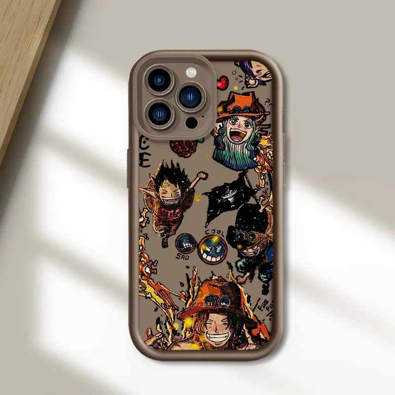 Funda Creativity Comic Ones Piece Zoro para Apple iPhone 16 15 14 13 12 11 Pro Max Plus Eye Ladder Phone Case - imagen 5