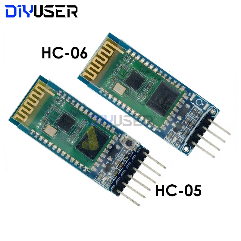 DIYUSER nuevo HC-05 HC 05 hc-06 HC 06 RF módulo esclavo transceptor inalámbrico Bluetooth RS232/TTL a UART convertidor y adaptador