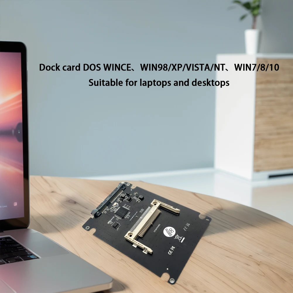 Convertidor de disco duro CF de 50 pines a 2,5 SATA de 22 Pines, compatible con tarjeta adaptadora CF I/II CF a SATA de 2,5/3,5 pulgadas para ordenador portátil y de escritorio - imagen 3