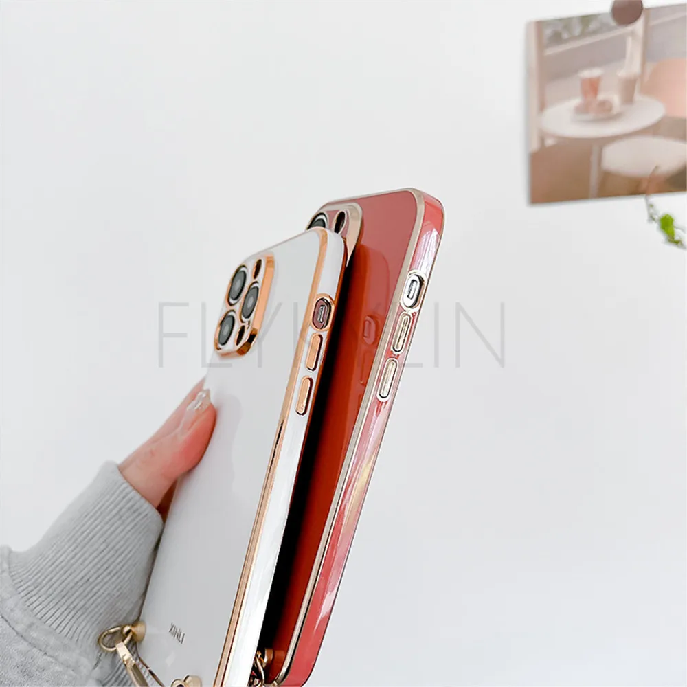 Funda de silicona para Xiaomi Redmi Note 10 Pro, funda cruzada con cordón, para modelos Redmi Note 11, 9 Pro, 10s, 9s, A1 Plus, 10A, 10C - imagen 5