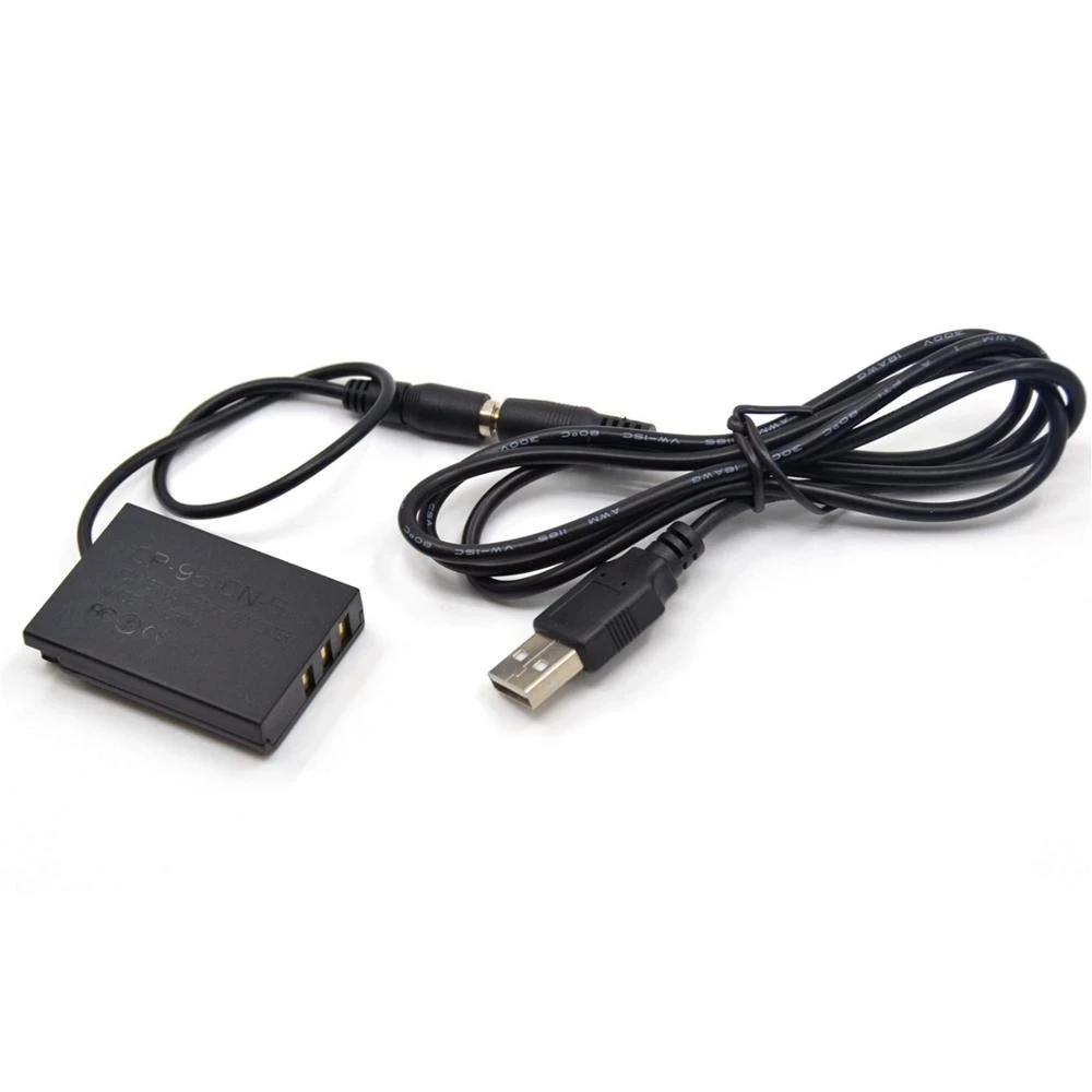 CP-95 CP95 acoplador CC FNP-95 NP 95 batería simulada compatible con fuente de adaptador de corriente para Fujifilm F30 F31FD X100 X-S1 Real 3D W1 X70 X100T - imagen 5