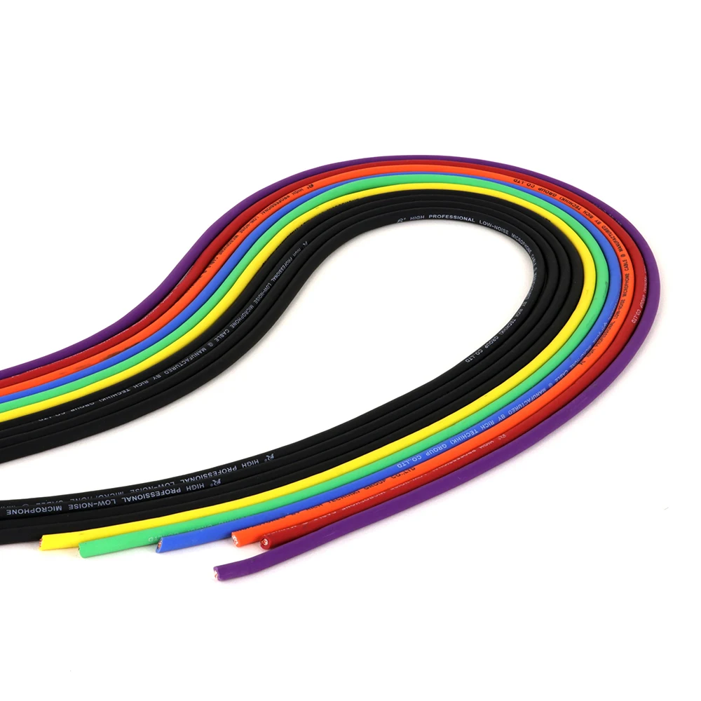 Cable de Audio para micrófono de 4MM, Cable blindado XLR equilibrado de 2 núcleos, mezclador de guitarra de órgano electrónico, Cable de señal con cancelación de ruido de 0,3-30M - imagen 2