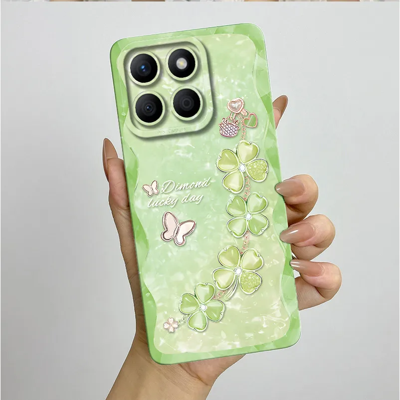 Para Honor X8b funda LLY-LX1 LLY-LX2 LLY-LX3 funda estética de lujo suave carcasa protectora de silicona para Honor X8b X 8B funda de teléfono - imagen 2