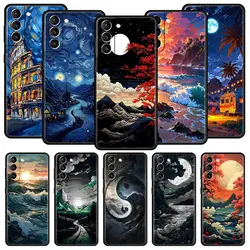 Funda Silicona Samsung Galaxy S24/S23/S22 – Diseño Paisajístico