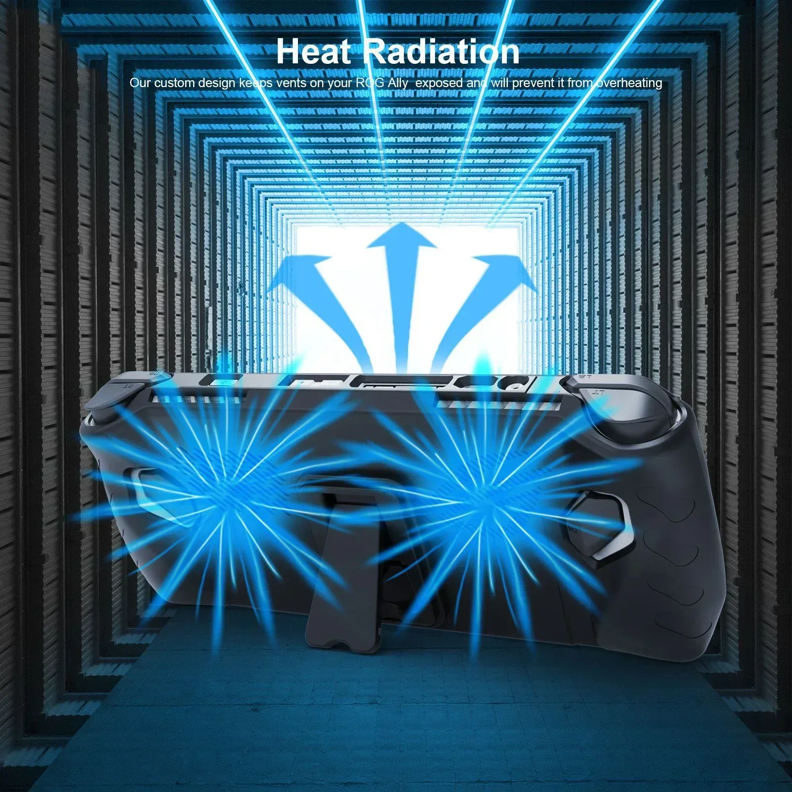 Funda para consola de juegos Asus ROG Ally, a prueba de golpes, con carcasa frontal desmontable, funda protectora para consola de juegos Asus ROG Ally - imagen 5