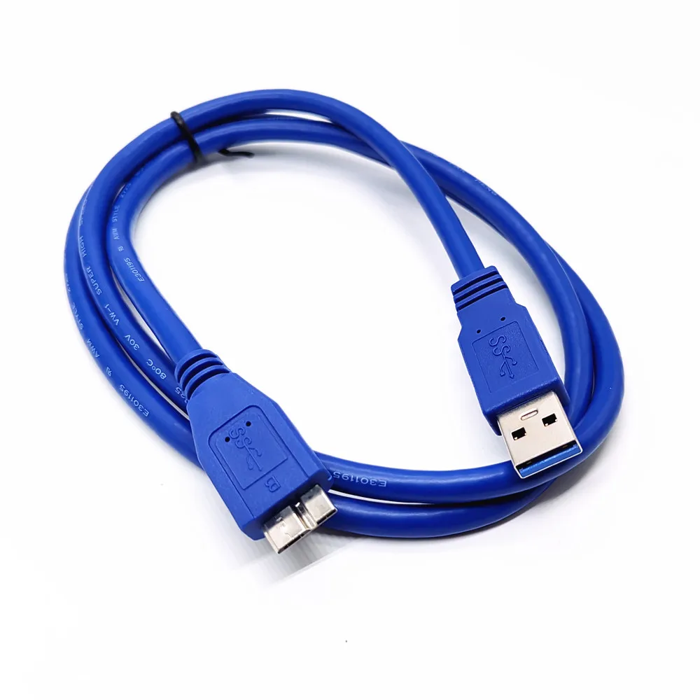 Cable USB 3,0 de 1 pies tipo A a Micro B para disco duro externo HDD USB HDD Cable de datos 1,5 M 3M 5M