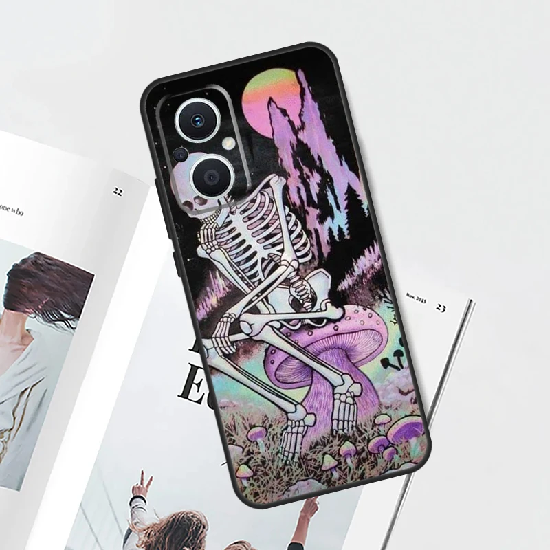 Funda psicodélica de setas para OPPO Find X8 X6 X9 Pro OPPO Reno 14F 11F 12F 13F 7 8 Lite 10 11 12 13 14 Pro - imagen 2