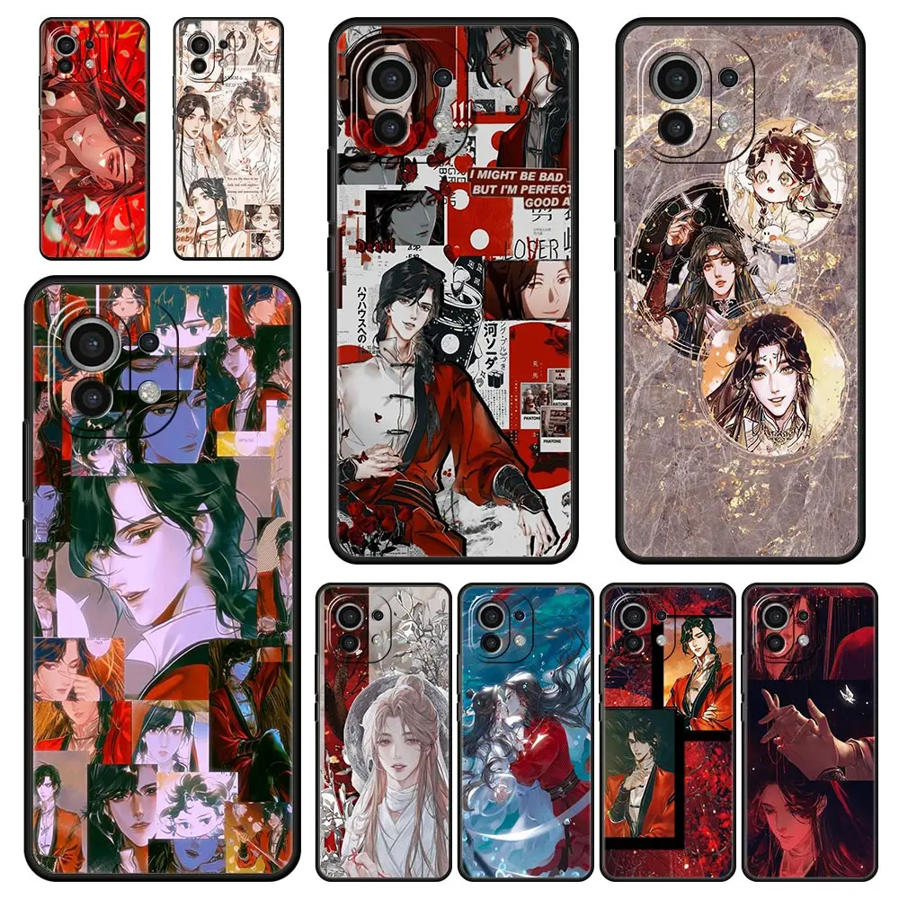 Funda de teléfono para Xiaomi Mi 14 13 12 11 Lite 13T 12T 11x11T 10T Pro 9T Note 10 Lite, funda de silicona suave Heaven Official's Blessing