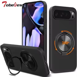 Funda Silicona Google Pixel 10/9/8/7/6 Pro XL con Soporte Magnético