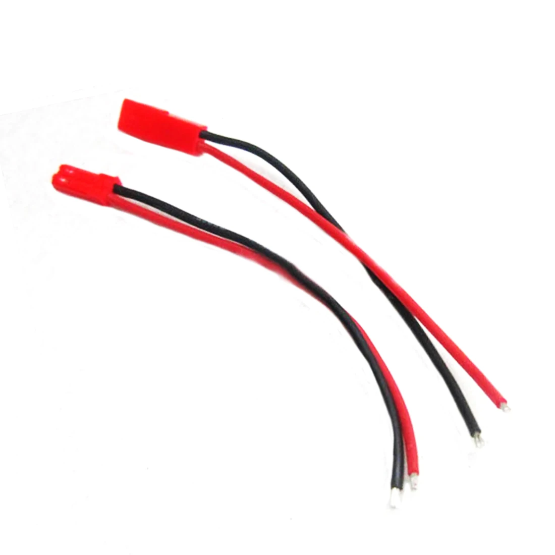 10 pares JST conector macho hembra de 2 pines con Cable 26AWG 100mm Cable de extensión de silicona