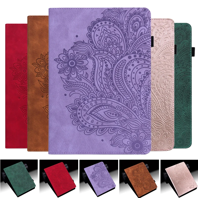Coque para Xiaomi Redmi Pad Se 11 pulgadas 2023 Funda de cuero PU con relieve Funda con tapa para libro Funda Redmi Pad SE Funda Capa
