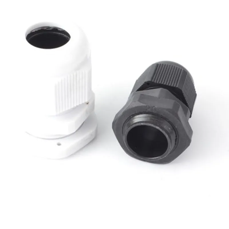 Prensacables Nylon Impermeable IP68 – Blanco y Negro – 5 Tamaños - imagen 3