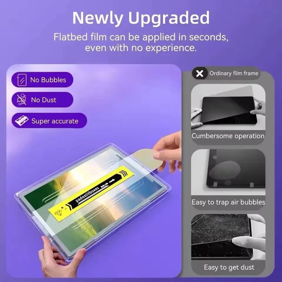 Alineación automática fácil de instalar Protector de vidrio templado HD para Huawei Honor Pad X7 2025 8,7 pulgadas JMS-W09 AL00 Protector de pantalla - imagen 3
