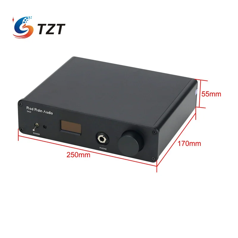 TZT Rod Rain Audio DA10 BT5.1 Amplificador de auriculares DAC Bluetooth con/sin interfaz digital USB (Amplificador operacional JRC2068DD) - imagen 4