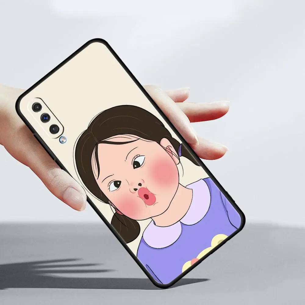 Funda divertida de dibujos animados para Samsung A24 A12 A16 A14 A32 A50 A70 A20E A20S A10S A22 A40 A34 A54 A42 A52 5G A04s A06 - imagen 5