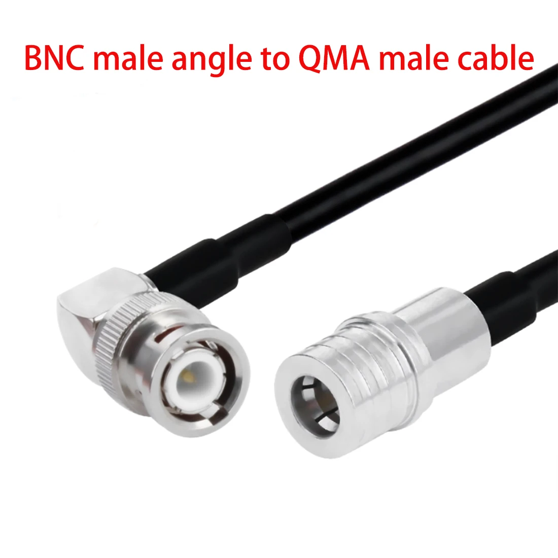 1 unidad de mamparo BNC macho/hembra a conector QMA/Jack adaptador de Cable coaxial RF RG58 30CM/50CM/100CM nuevo - imagen 4