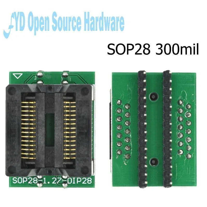 Toma de adaptador SOP8/14/16/18/20/24/28, programador de cuerpo ancho, 150/200/208/300mil, para EZP2010, EZP2013, CH341A, prueba IC - imagen 3