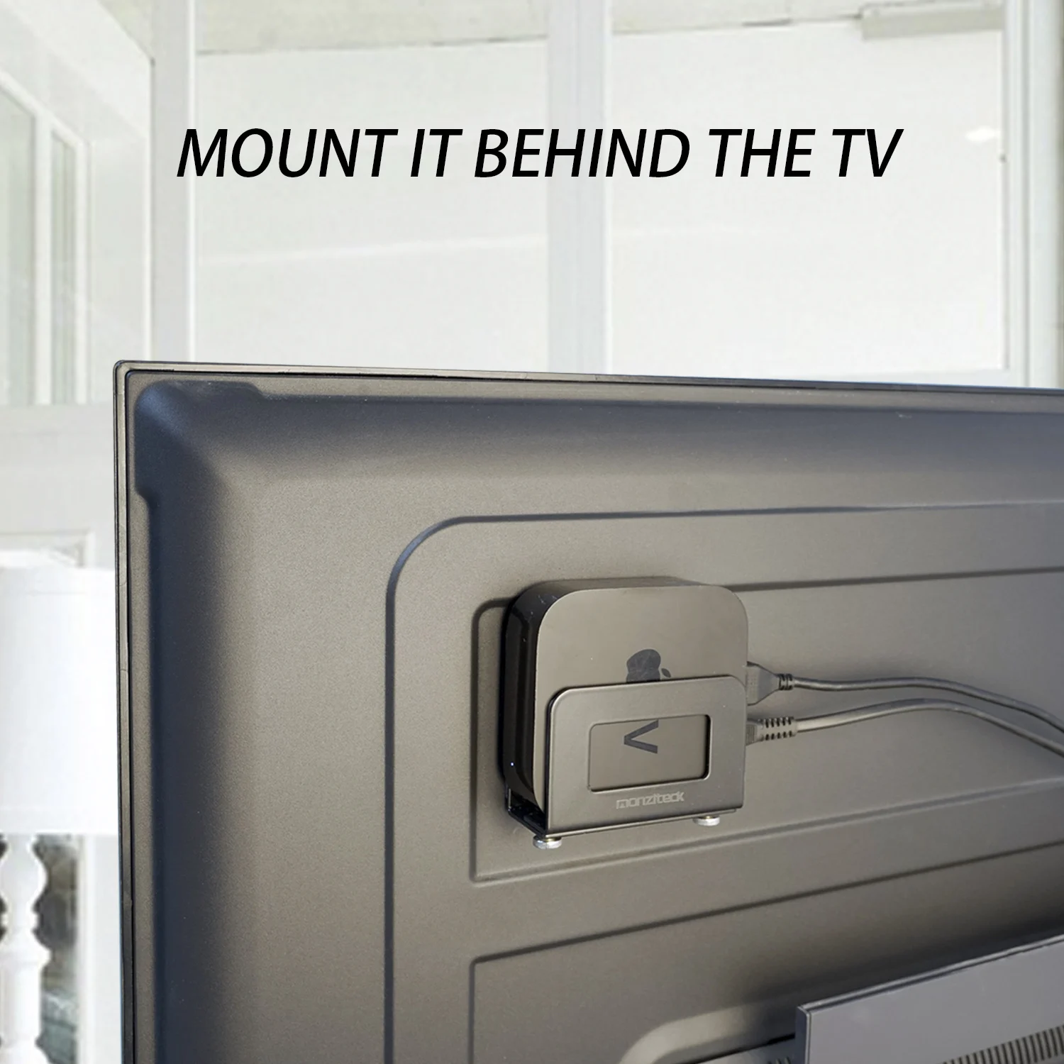 Monzlteck Soporte de montaje en pared ajustable para dispositivos pequeños para Apple TV 3/4/4k, enrutador, módem, TV Box y otros reproductores multimedia - imagen 4